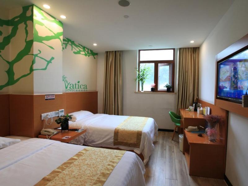 Vatica Shangdong Zaozhuang Tengzhou Railway Station Hotel Exteriör bild