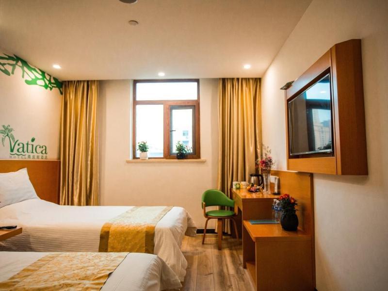 Vatica Shangdong Zaozhuang Tengzhou Railway Station Hotel Exteriör bild