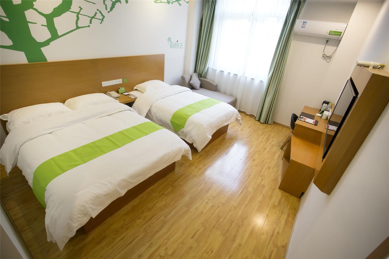 Vatica Shangdong Zaozhuang Tengzhou Railway Station Hotel Exteriör bild